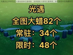 光遇2022年6月3日大蜡烛具体位置揭秘：探索最新大蜡烛位置情报，探寻游戏中的隐藏指引