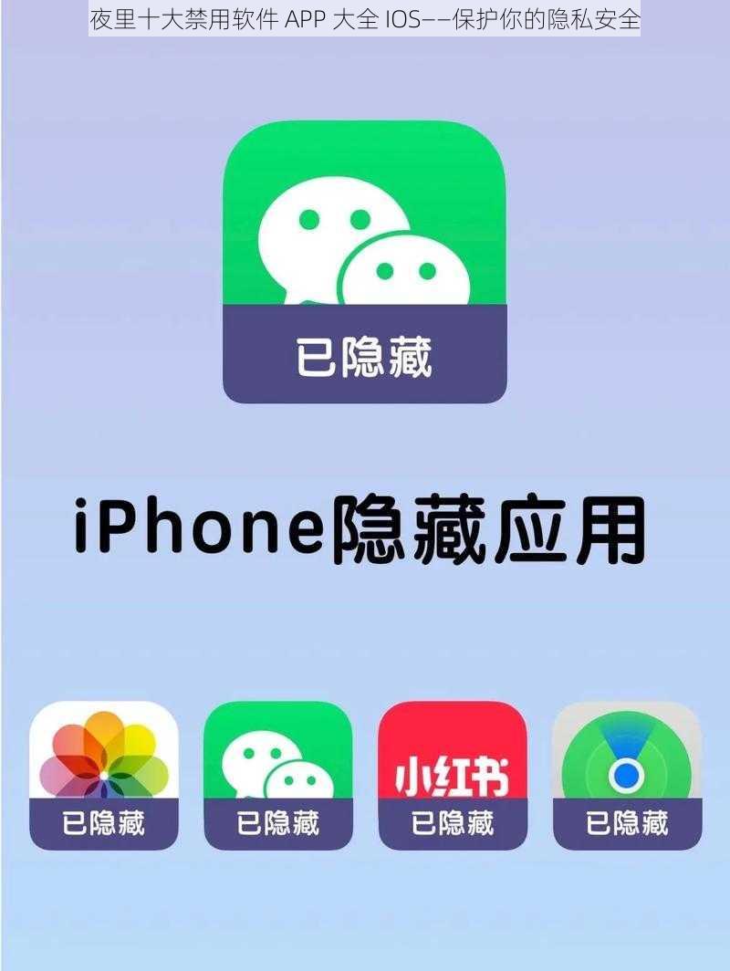 夜里十大禁用软件 APP 大全 IOS——保护你的隐私安全