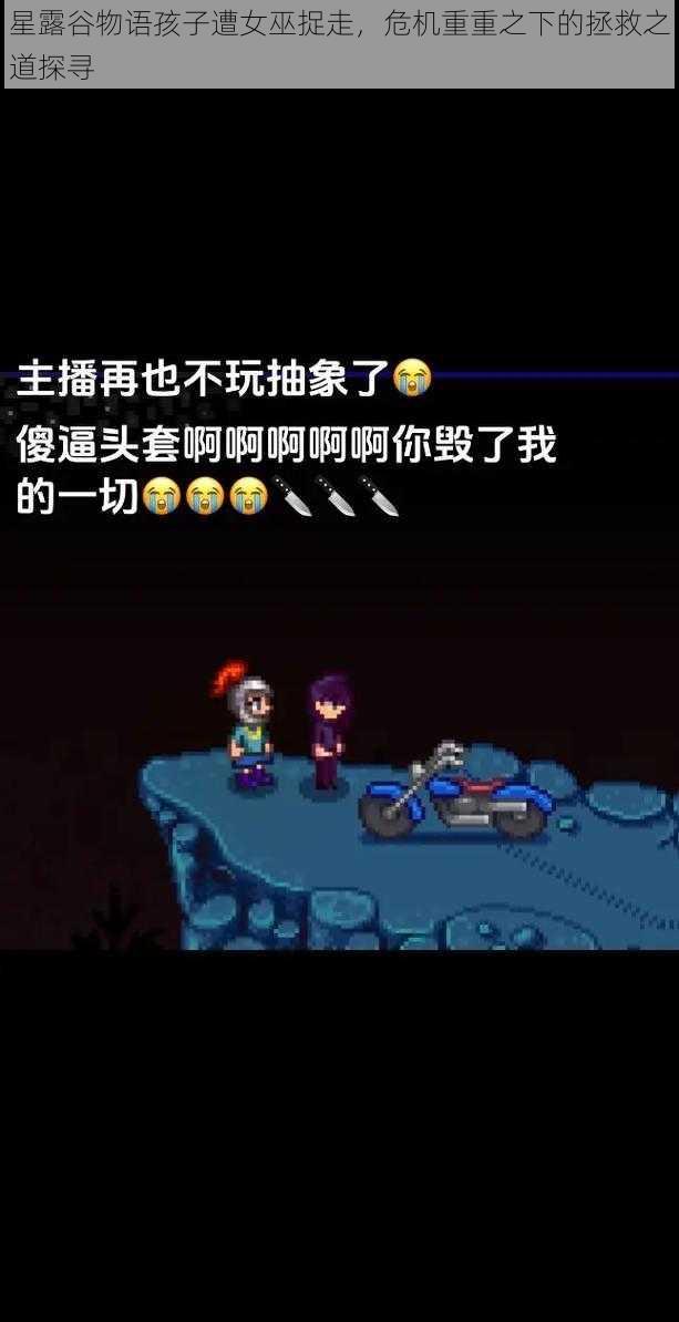 星露谷物语孩子遭女巫捉走，危机重重之下的拯救之道探寻