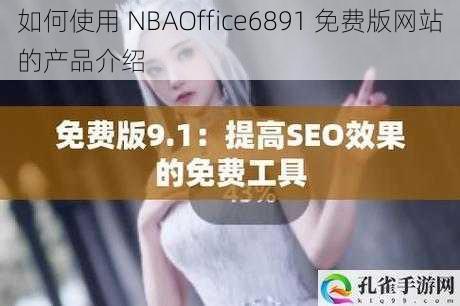 如何使用 NBAOffice6891 免费版网站的产品介绍