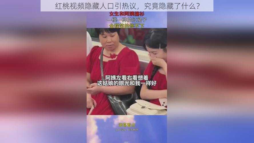 红桃视频隐藏人口引热议，究竟隐藏了什么？