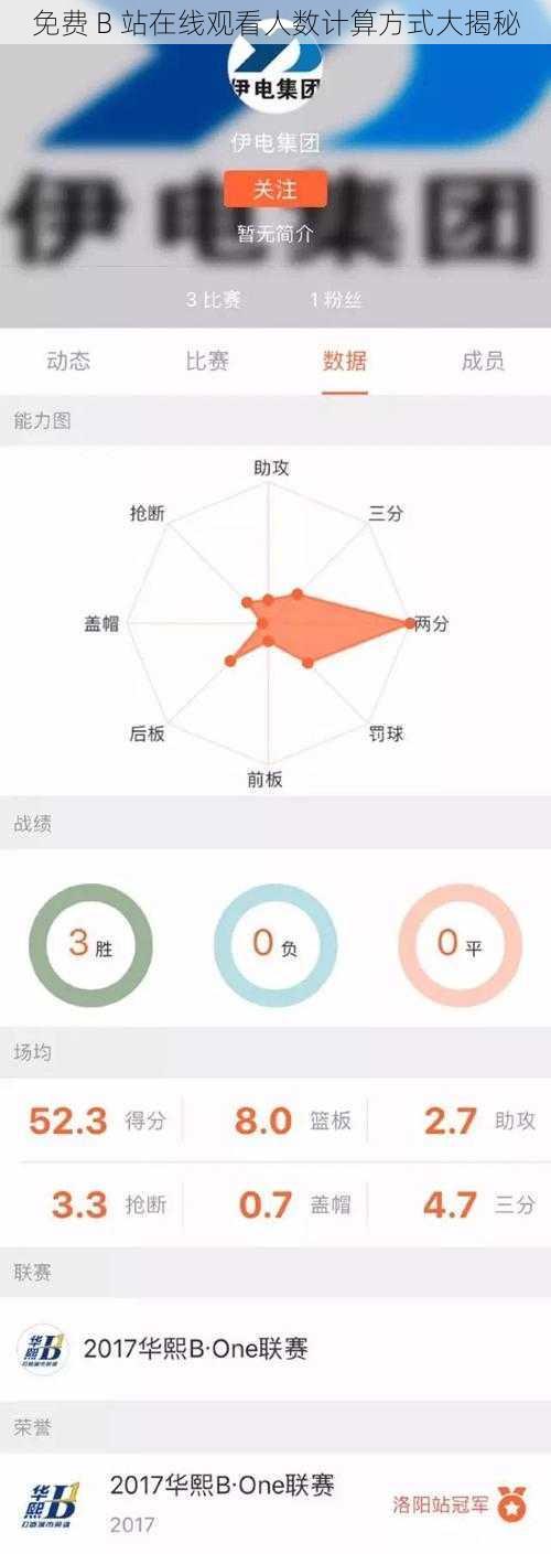 免费 B 站在线观看人数计算方式大揭秘