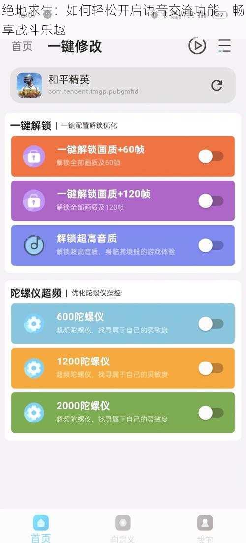 绝地求生：如何轻松开启语音交流功能，畅享战斗乐趣