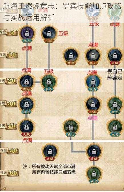 航海王燃烧意志：罗宾技能加点攻略与实战运用解析