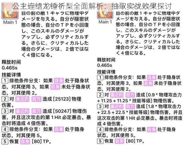 公主连结龙锤祈梨全面解析：抽取实战效果探讨