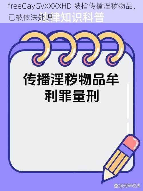 freeGayGVXXXXHD 被指传播淫秽物品，已被依法处理